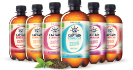 varias botellas de kombucha Gutsy Captain