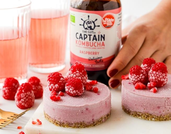 Receta Semifrío GUTsy Captain Kombucha de Frambuesa