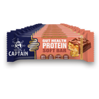 Barras Proteicas - Chocolate con Cacahuetes y Crujientes 12x45g (GUTsy Captain GUT HEALTH & PROTEIN SOFT BAR)