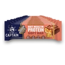 GUTsy Captain GUT HEALTH & PROTEIN SOFT BAR - Chocolate con Cacahuetes y Crujientes 12 x 50g