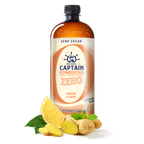 GUTsy Captain Kombucha Zero Jengibre y Limón - 12x1L