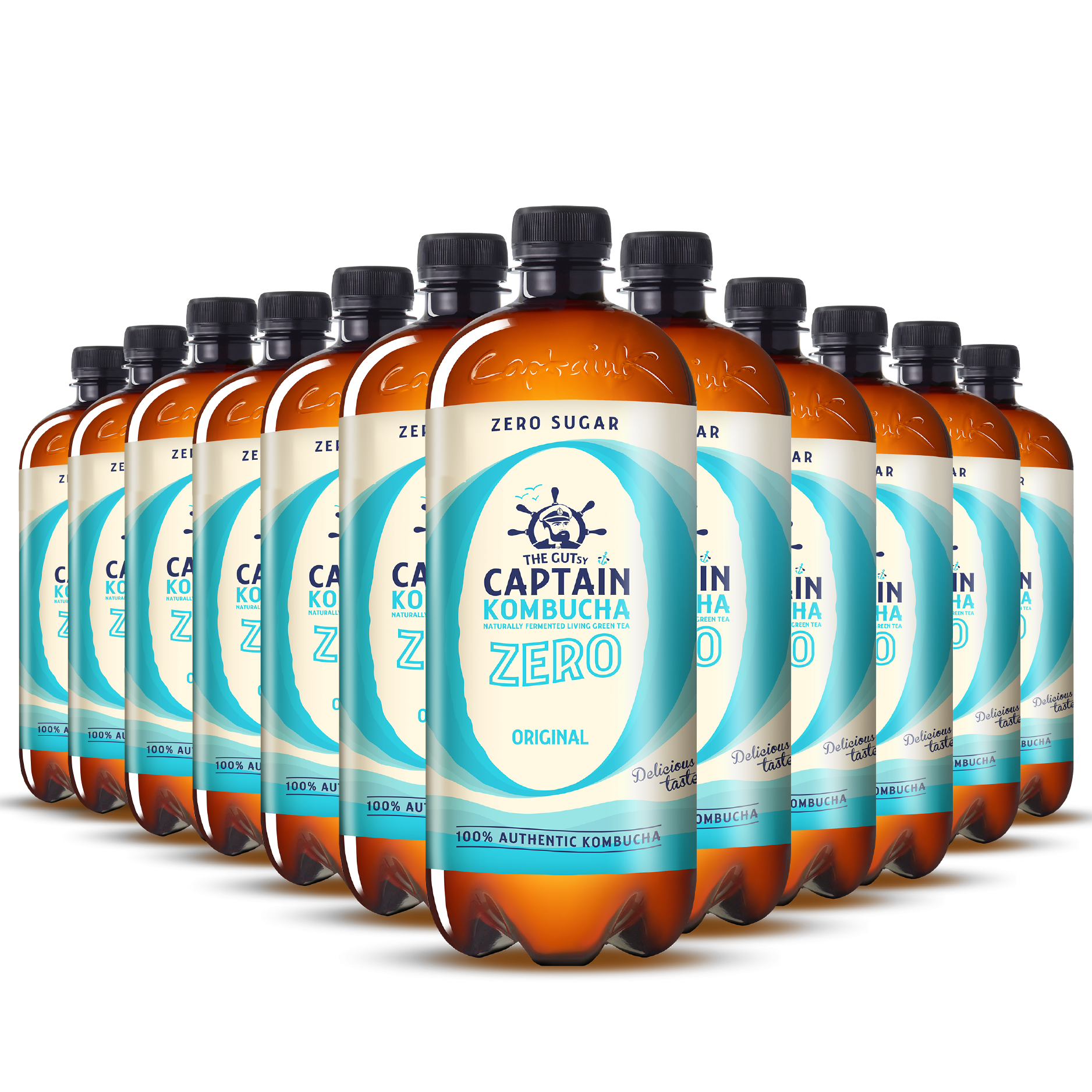 GUTsy Captain Kombucha Zero Original 12x1L