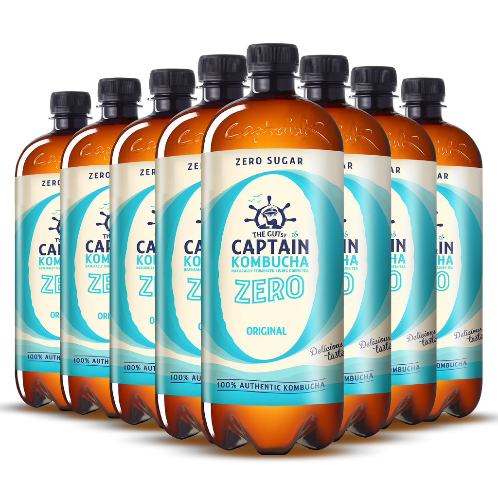 GUTsy Captain Kombucha Zero Original 8x1L