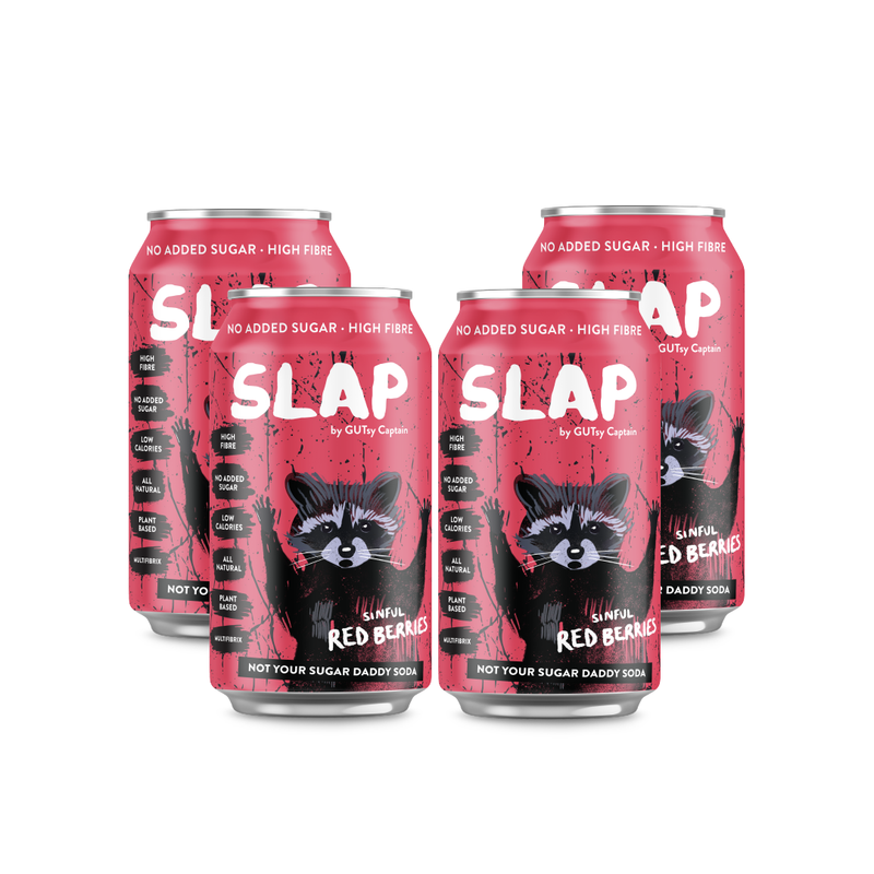 GUTsy Captain SLAP Sinfull Red Berries 4x33cl (Frambuesa)