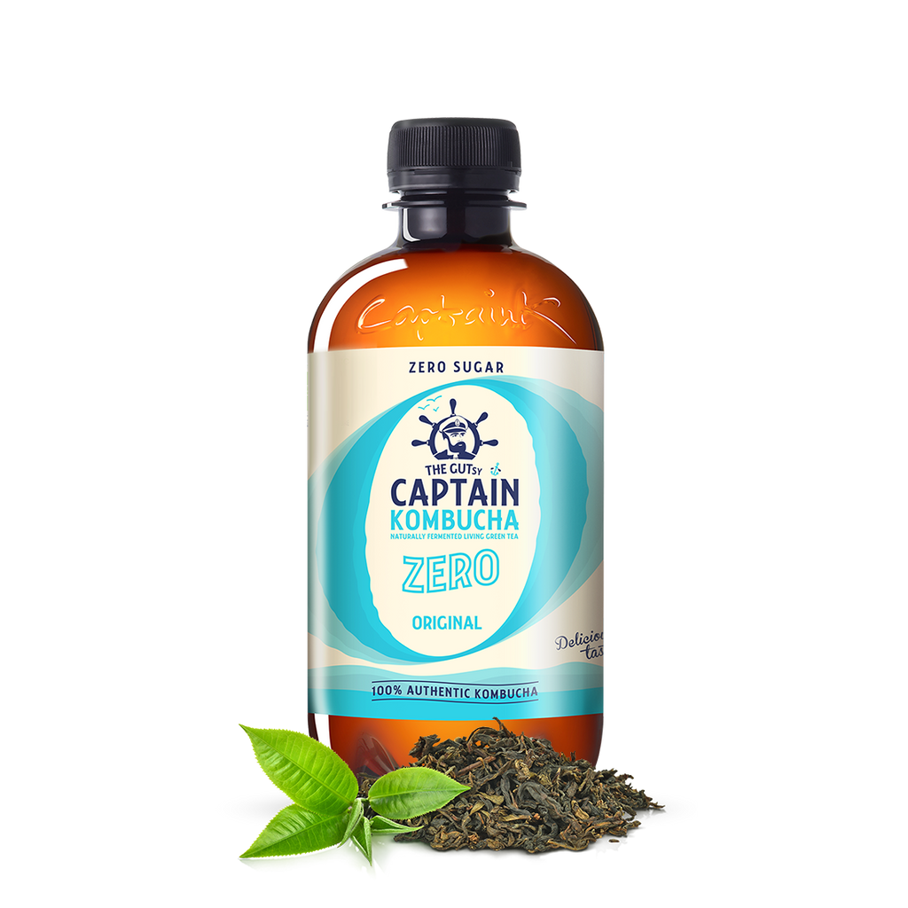 GUTsy Captain Kombucha Zero Original 12x400mL