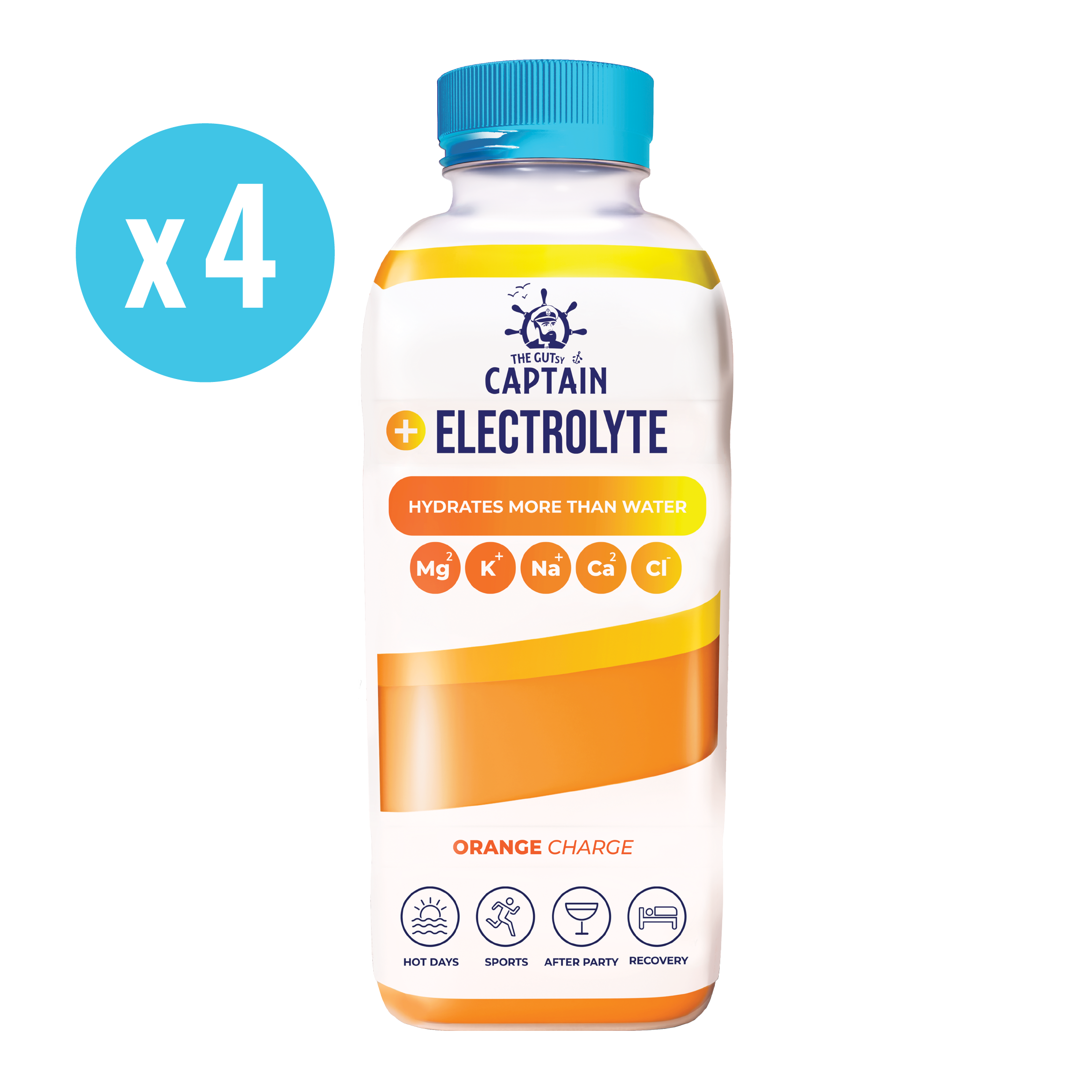 GC Electrolyte Naranja 4x600ml