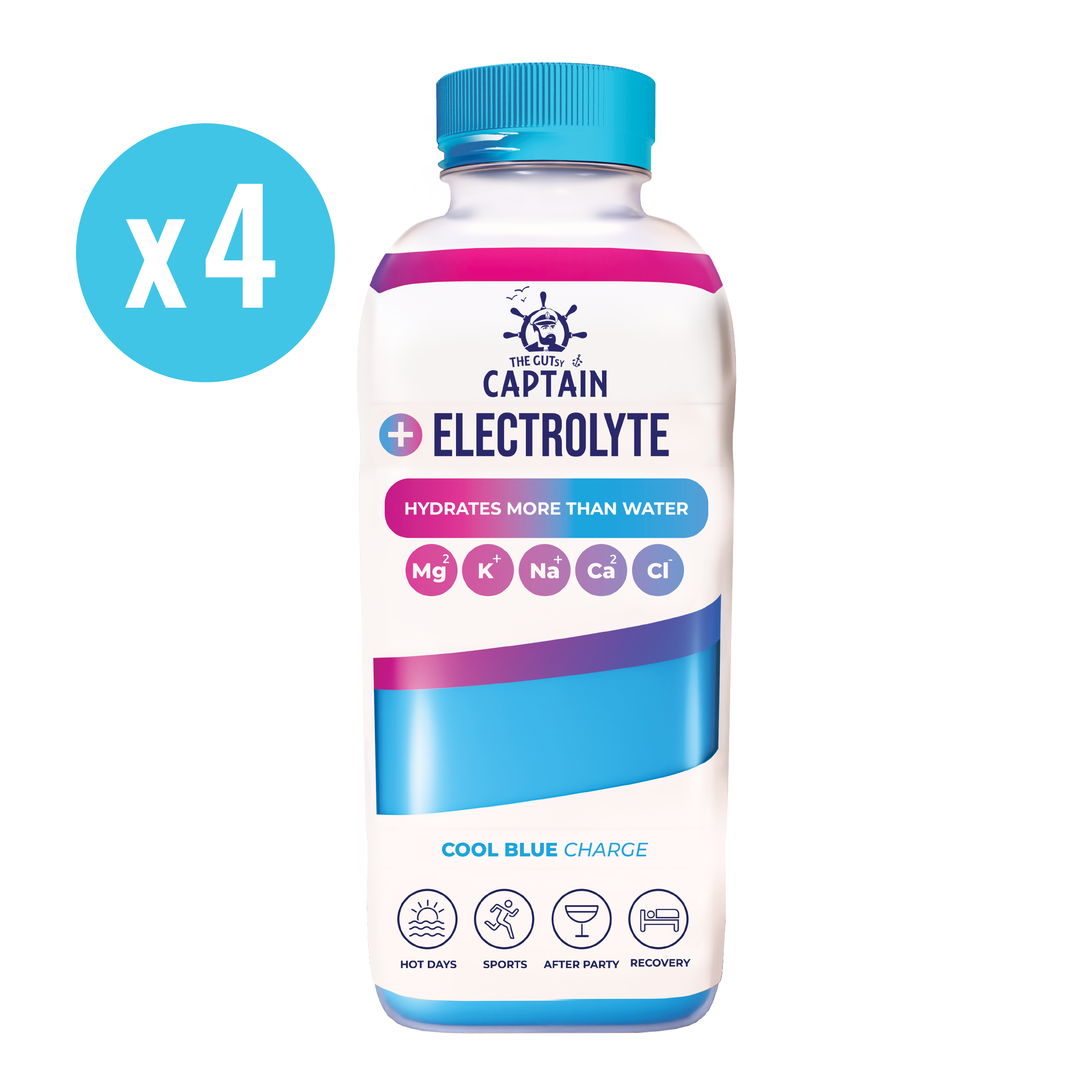 GC Electrolyte Cool Blue 4x600ml