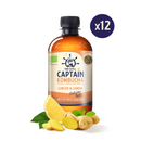 GUTsy Captain Kombucha Jengibre y Limón 12x400mL