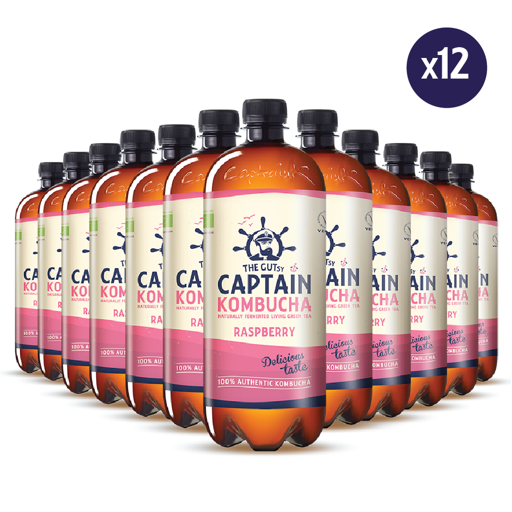 GUTsy Captain Kombucha Frambuesa - 12x1L