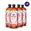 GUTsy Captain Kombucha Zero Frambuesa - 4x1L
