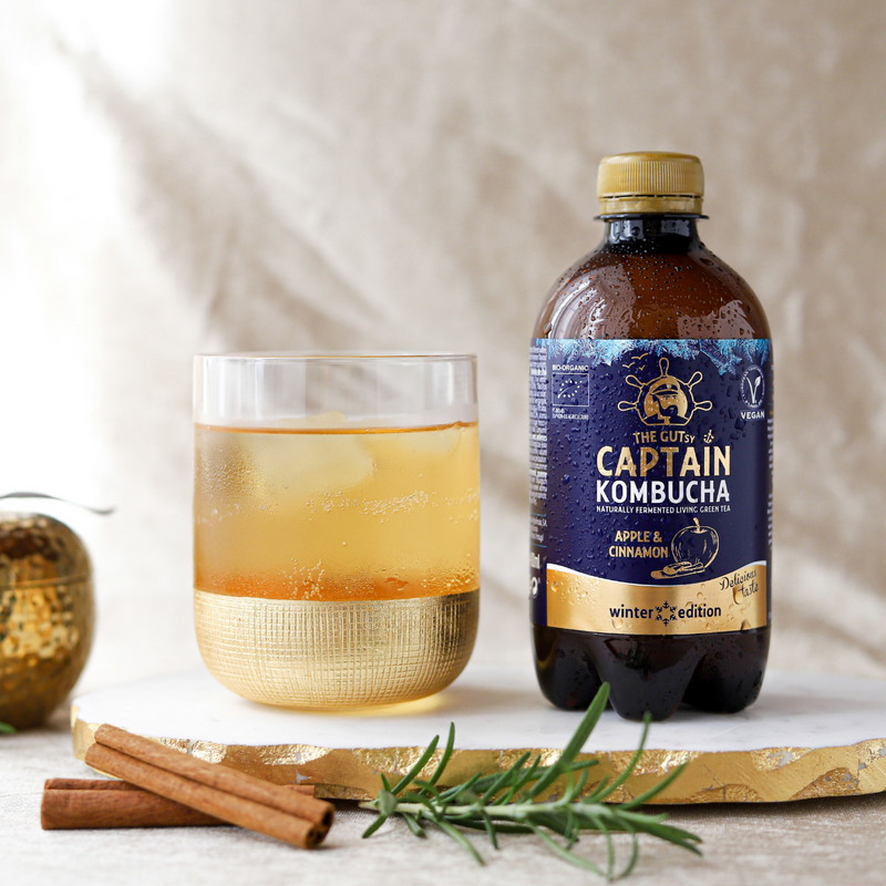 GUTsy Captain Kombucha Manzana y Canela - Pack Prueba Winter Edition